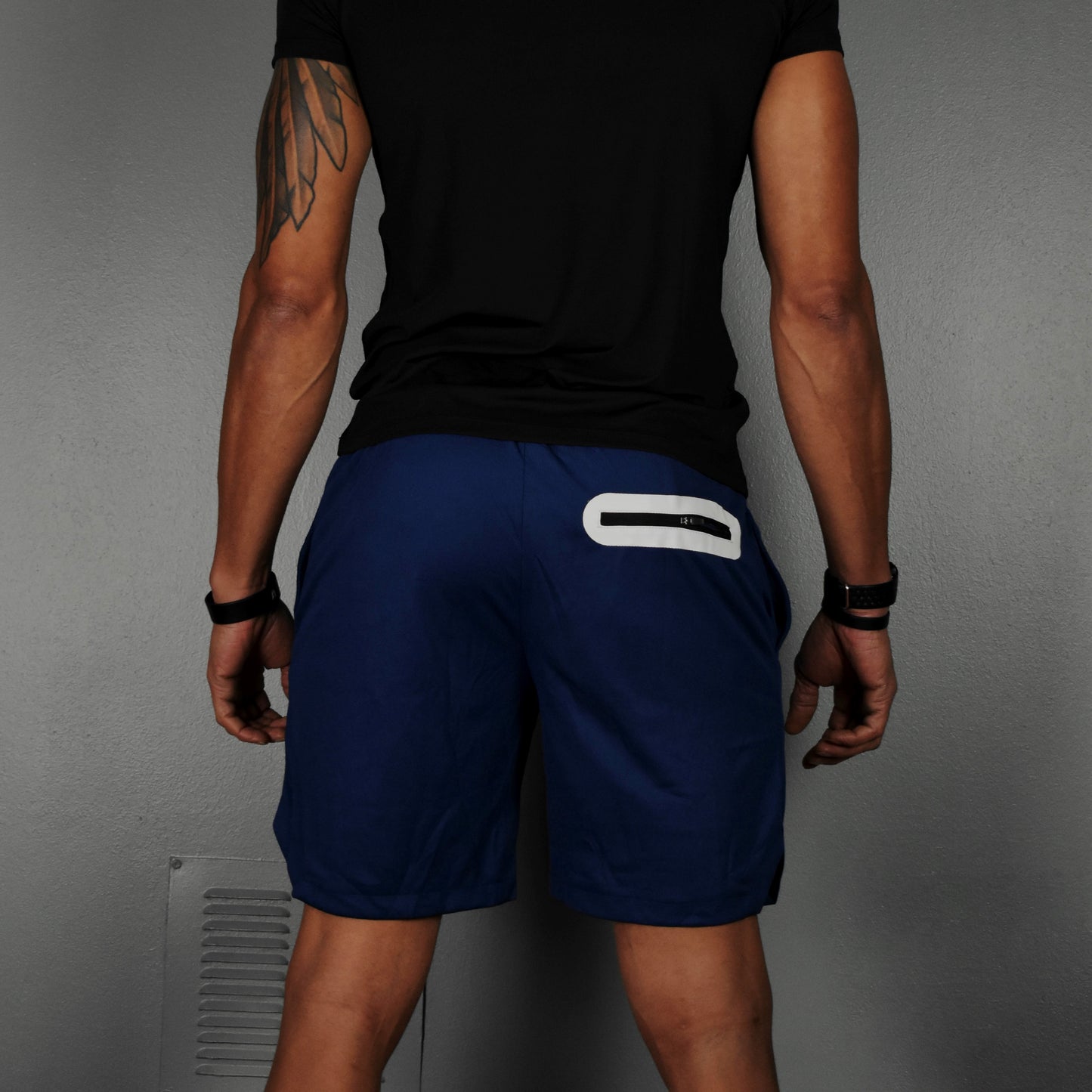 Victory Dual Layer Shorts Blue - Classic Logo