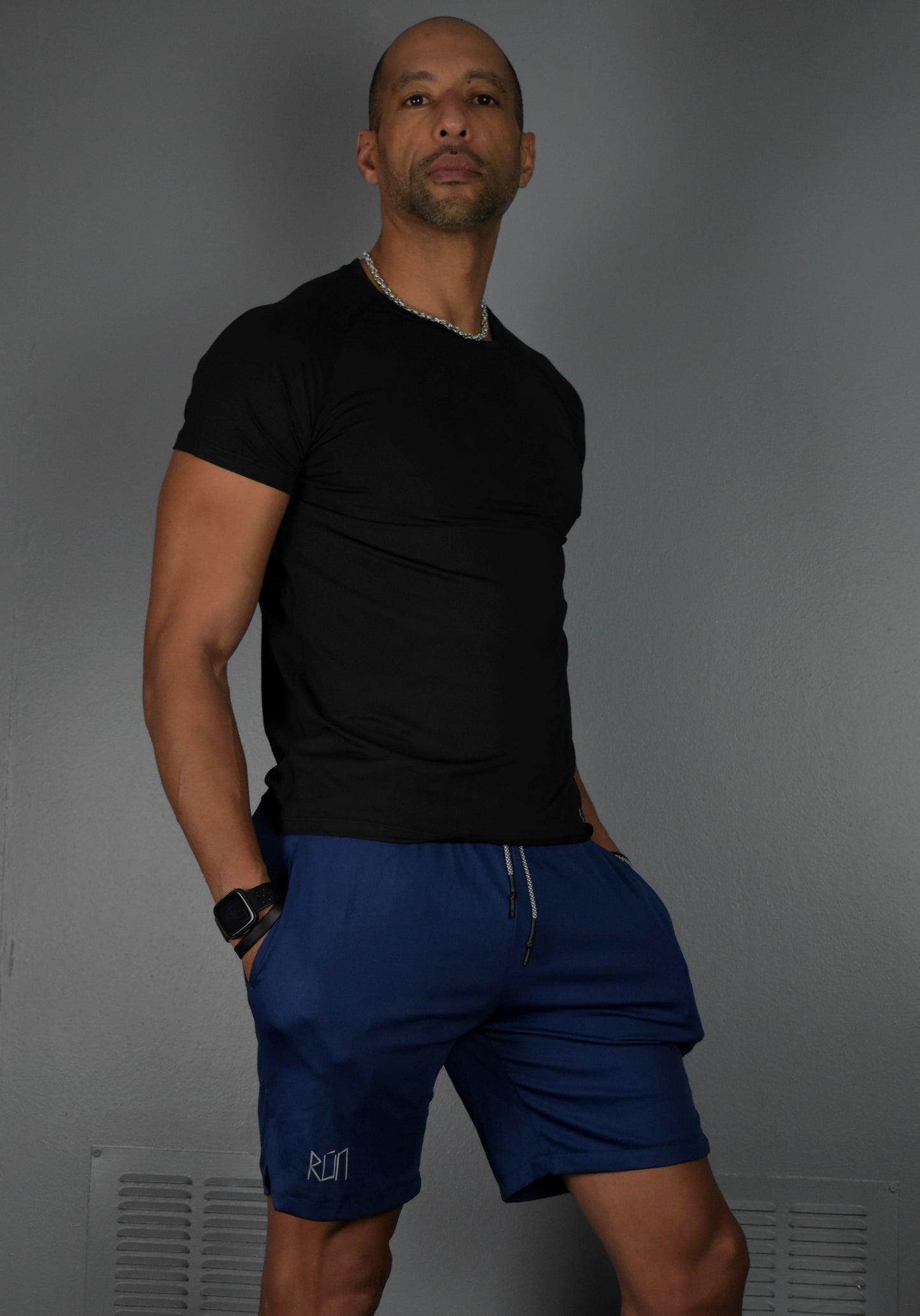 Victory Dual Layer Shorts Blue - Classic Logo