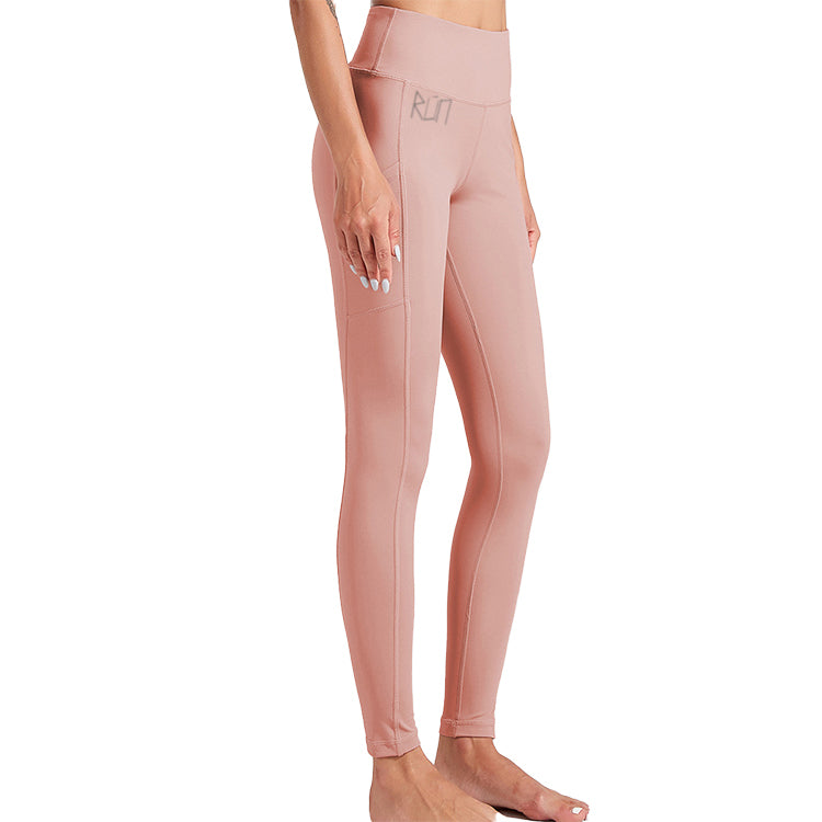 Liberty Seamless Leggings with Pocket Pink - Classic Logo