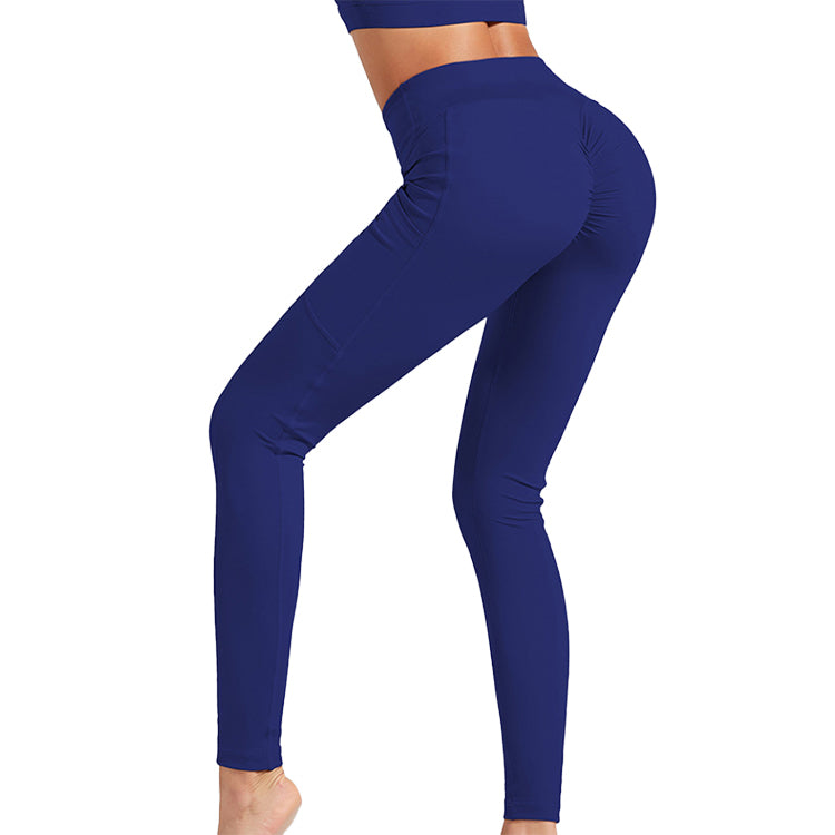 Liberty Seamless Leggings with Pocket Blue - Classic Logo