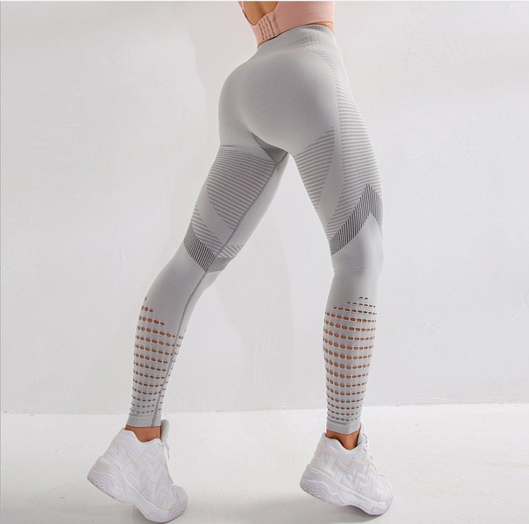 Strength Seamless Leggings Grey - Classic Logo