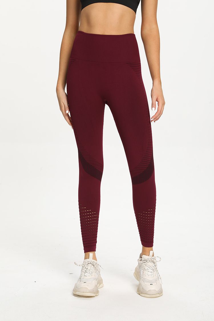 Strength Seamless Leggings Purple - Classic Logo
