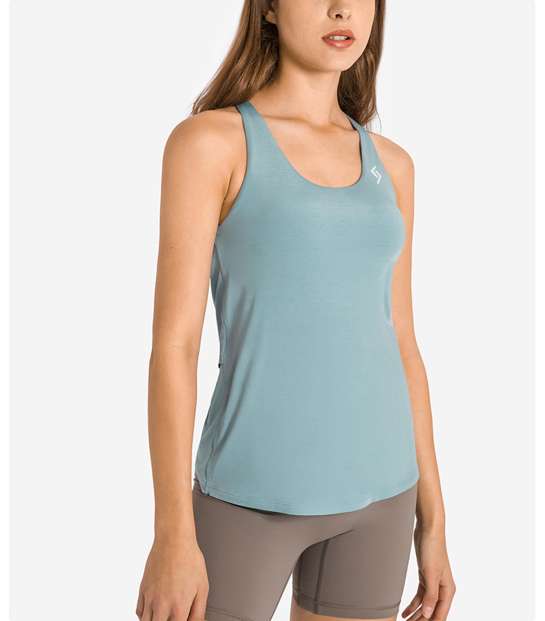 Freya 2-in-1 Sports Vest Sapphire