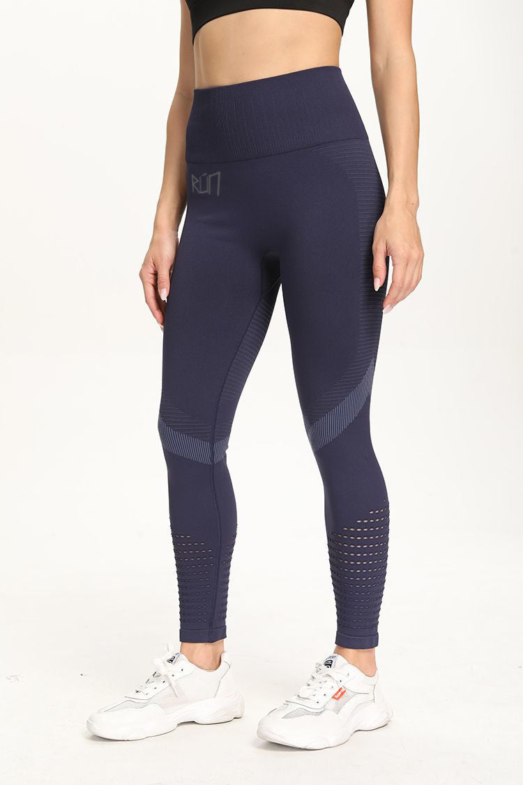 Strength Seamless Leggings Blue - Classic Logo